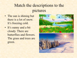 The weather and seasons, слайд 19