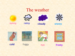 The weather and seasons, слайд 5
