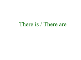 There is / there are, слайд 1