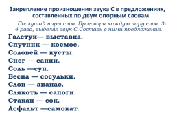 Автоматизация звука С в предложении, слайд 18