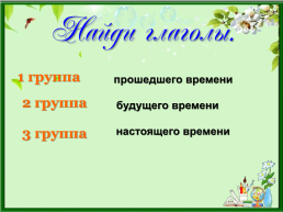 Урок русского языка по теме «Употребление глаголов в разных временных формах». 2-й класс, слайд 20