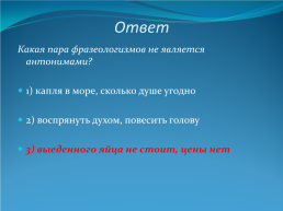 Удивительный мир фразеологизмов. Открытый урок, слайд 21