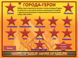 Города-герои Великой Отечественной войны, слайд 3