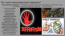 Международный терроризм и его боевые организации, слайд 2