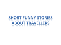 Short funny stories about travellers, слайд 1