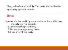 Adverbs, слайд 5