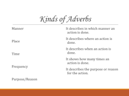 Adverbs, слайд 6