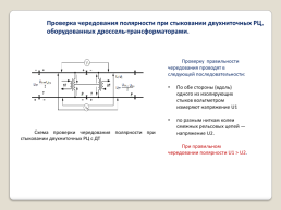 Контроль чередования фаз в смежных рельсовых цепях переменного тока. Индикатор проверки чередования полярности типа ИПЧП. Автоматизированные СИРДП, слайд 5