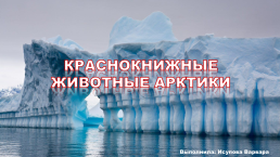 Краснокнижные животные Арктики, слайд 1