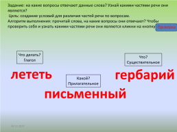 Части речи, слайд 4