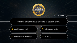 Who wants to be a Millionaire CHRISTMAS EDITION, слайд 11