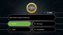Who wants to be a Millionaire CHRISTMAS EDITION, слайд 18