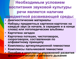 Воспитание звуковой культуры речи в различных формах образовательного процесса, слайд 11