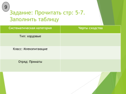 Место человека в системе органического мира, слайд 9