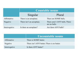 Countable and uncountable nouns, слайд 5