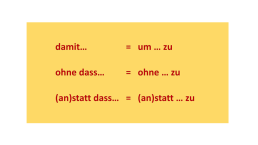Придаточные предложения и инфинитивные обороты в немецком языке, слайд 9